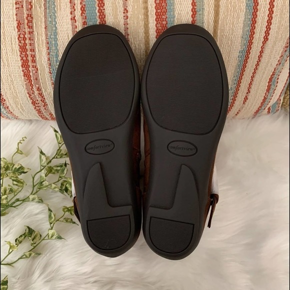 Comfortview Brown Ankle Boots - Picture 4 of 6